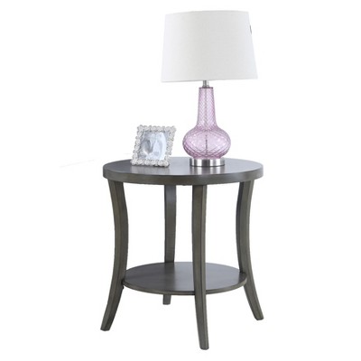 NicBex Modern Oval Wood Coffee Table Set of 3 with Storage Shelf and Curved Legs for Living Room and Bedroom