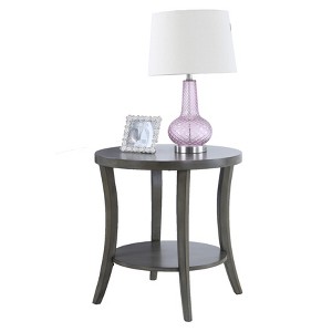 NicBex Modern Oval Wood Coffee Table Set of 3 with Storage Shelf and Curved Legs for Living Room and Bedroom - 1 of 4