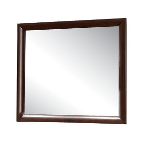 FONTOI Mirror Furniture Rectangular Wall Mirror Modern Framed Design Depth and Style for Bedroom Living Room Entryway Décor, Espresso, 1"*39"*35" - 1 of 4