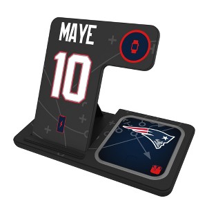 NFL New England Patriots Players Game Tactic 15-Watt 3 in 1 Charging Station - 1 of 4