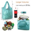 Black Swim Bag Mesh & 12 Grocery Bags - 2 of 4