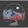 Americana Mountains and Trees Line Adult Crew Neck Short Sleeve Tee - 2 of 2