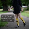 Tipi Toe Womens 6 Pairs Light Colorful Vivid Hues Solid Patterned Knee High Socks - 2 of 4