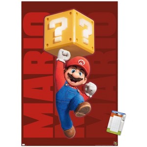 Trends International The Super Mario Bros. Movie - Mario Jump Unframed Wall Poster Prints - 1 of 4