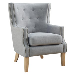 Vella Accent Chair Gray - Dorel Living
