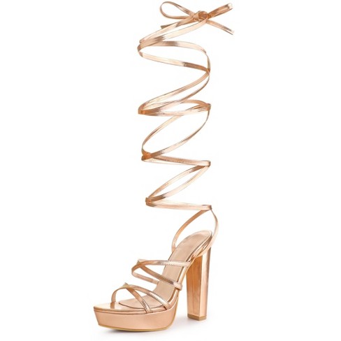 Target rose gold on sale heels