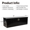 39 Inch Heavy Duty Aluminum 5 Bar Tread Tool Box With Lock Keys Waterproof Truck Storage Organizer For Pickup Truck Bed - 4 of 4