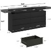 Vipbear 9-Drawer Dresser with Power Outlet - White Storage Cabinet with LED Lights - 2 of 4