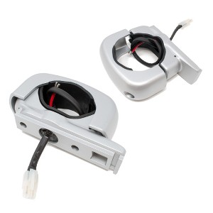 Wet Sounds ADPTC3-F-SILVER Fixed Silver Aluminum Clamps for REV and ICON series speakers (pair) - 1 of 3