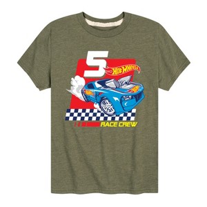 Boys' - Hot Wheels - Race Crew 5 Years Short Sleeve Graphic T-Shirt - 1 of 3