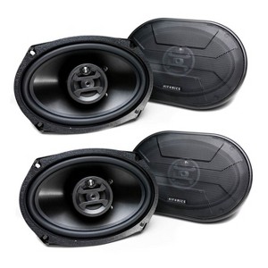 Hifonics Zeus 800 Watt 6 x 9 Inch 3 Way Car Audio Coaxial Speakers, 2 Pairs - 1 of 4