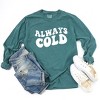 Simply Sage Market Women's Always Cold Long Sleeve Garment Dyed Tee - 3 of 4