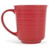 Elanze Designs Red Matte Glaze Finish 17 ounce Stoneware Coffee Cup Mugs Set of 4 - 2 of 4