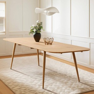 Rectangle Wooden Extendable Dining Table for 6-8,Modern Design Dining Table Easy Storage For Dining Room,Farmhouse,Indoor Furniture-Tanpinhause - 1 of 4