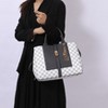 MKF Collection Yuliana Circular Print Satchel Bag with Wallet by Mia K - 3 of 4