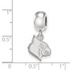 Black Bow Jewelry Sterling Silver Louisville Cardinals NCAA Bead Charm - 3 of 4