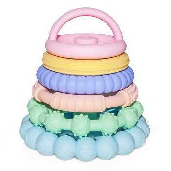 Sperric Silicone Stacking Toy – Premium Stacking Teethers - Interactive and Fun Baby Stacking Toys - Teeth Soothing for 6-12 Month