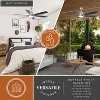 VAXCEL Wheelock Satin Nickel Indoor Ceiling Fan with Light Kit and Remote - 2 of 4