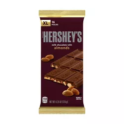 Hershey's Milk Chocolate Bar with Almonds - 4.25oz