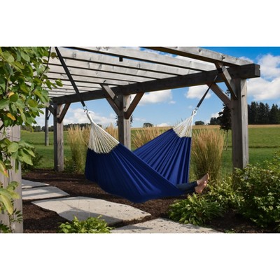 Royal Blue Polyester Brazilian Double Hammock
