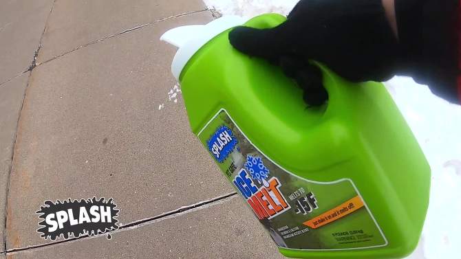 SPLASH 8lbs Pet Safe Ice Melt Jug, 2 of 6, play video