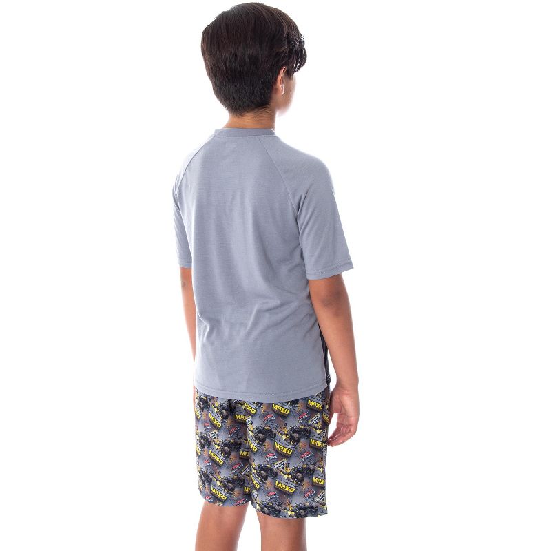 Monster Jam Boys' MAX-D Monster Truck 2 PC Shirt And Shorts Pajama Set, 4 of 6