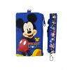 Disney Mickey and Minnie Mouse Drawstring Backpacks Plus Lanyards with Detachable Coin Purse and Autograph Books (Set of 6) (Dark Blue - Dark Blue) - 3 of 4