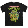 Teenage Mutant Ninja Turtles Group Kids T Shirt For Youth, Black - 2 of 4