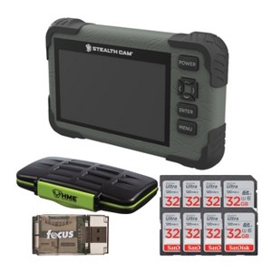 Stealth Cam SD Card Viewer with 4.3-Inch HD Touch Display and Card Holder Bundle - 1 of 4