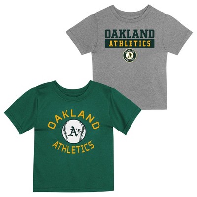 MLB Oakland Athletics Toddler Boys' 2pk T-Shirt - 2T