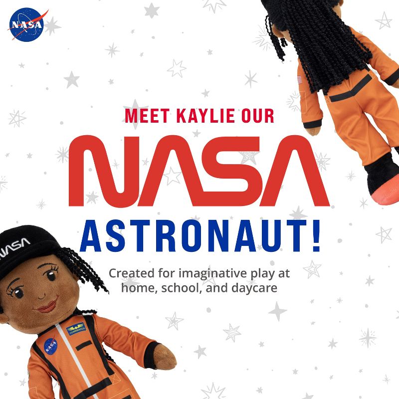 NASA Kaylie Astronaut 14 Inch Plush Figure, 3 of 7