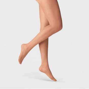 Hanes Premium Women's Sheer High-waist Shaping Pantyhose - Black