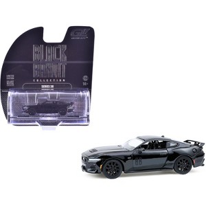 2024 Ford Mustang GT Coupe Black "Black Bandit" Series 30 1/64 Diecast Model Car by Greenlight - 1 of 3