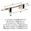 Amerock Davenport Wall Mounted Towel Bar - 4 of 4