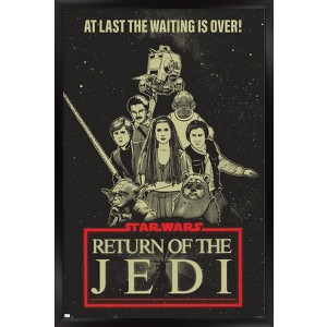 Trends International Star Wars: Return of the Jedi - The Wait Is Over Framed Wall Poster Prints - 1 of 4
