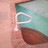 Saftron Polymer Spa Floor Rail Single Post for In-ground Spas White with Lift and Turn Base - 2 of 4