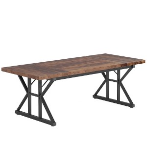 NicBex 70.86" Rectangle Dining Table Modern Center Table with Wood Tabletop for Living Room & Office - 1 of 4