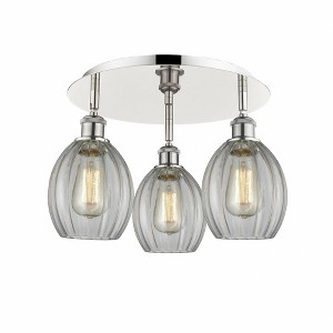 Eaton - 3 Light Flush Mount In Industrial Style-10.5 Inches Tall and 17.25 Inches Wide - 1 of 1