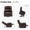 COLAMY Power Lift Recliner Chair with Remote Control, Electric Lift Reclining Chair with Side Pocket-Charcoal - image 2 of 4