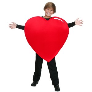 HalloweenCostumes.com One Size Fits Most  Child Heart Costume, Red - 1 of 1