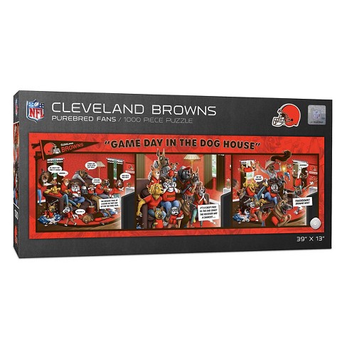 MasterPieces Game Day 500 Piece Jigsaw Puzzle for Adults - NFL Cleveland  Browns Locker Room - 15x21