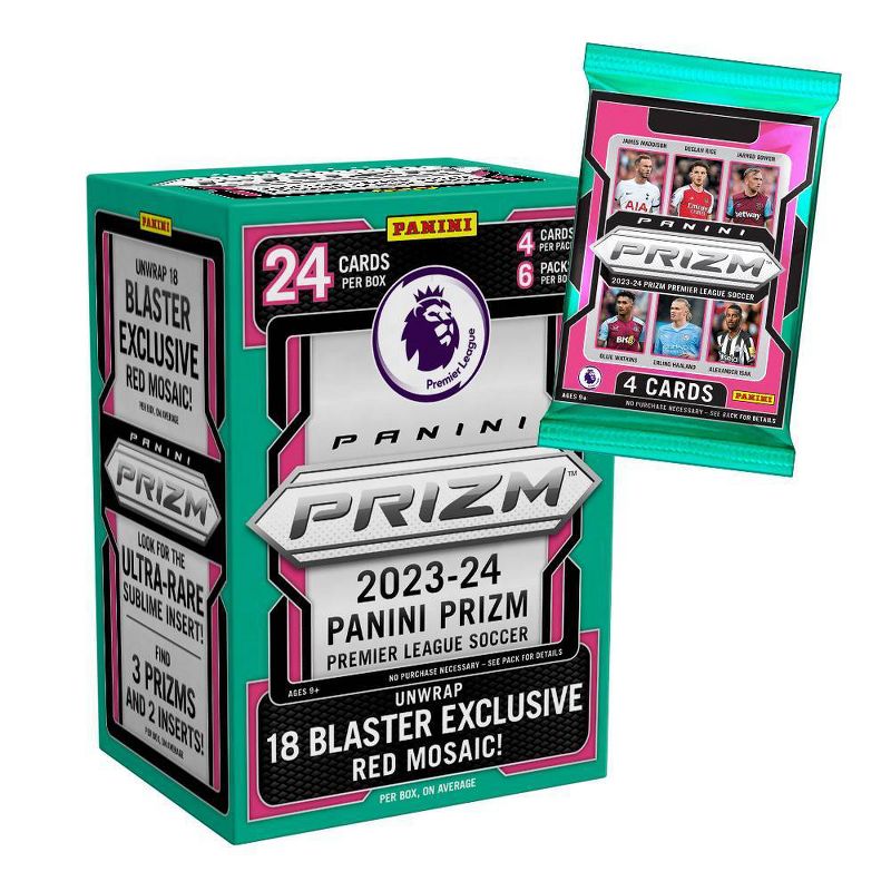 2023-24 Panini Premier League Prizm Soccer Trading Card Blaster Box, 2 of 4