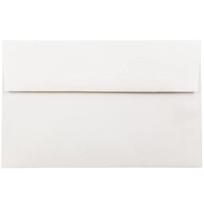 JAM Paper A10 Strathmore Invitation Envelopes 6 x 9.5 Bright White Wove 191220