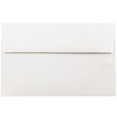 JAM Paper A10 Strathmore Invitation Envelopes 6 x 9.5 Bright White Wove 191220I