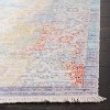 Windsor WDS342 Power Loomed Area Rug - Aqua/Ivory - 3'x8' - Safavieh. - 3 of 4