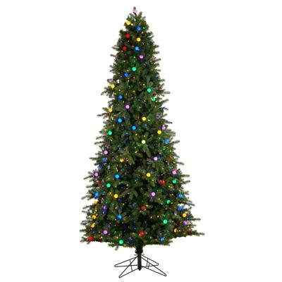 Nearly Natural 9.5-ft Montana Mountain Fir Artificial Christmas Tree