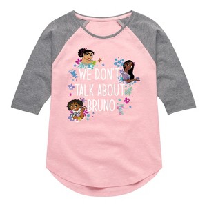 Girls' - Encanto -  Shirt Tail Raglan Graphic T-shirt - 1 of 4