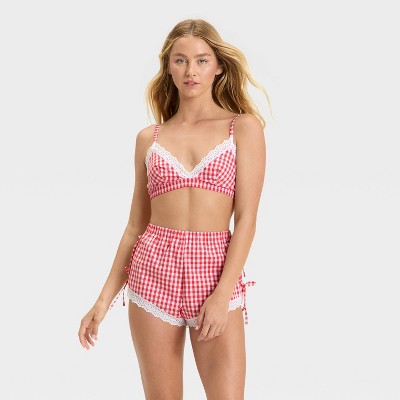 Women's Woven Bralette & Short Undergarment Set - Colsie™