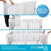 BIRDROCK HOME Dog Playpen w/ Door, 8 Panels 25.6in H - Strong Plastic, Non-Slip, Configurable, Indoor/Outdoor Fence for Small Pets, White. - 4 of 4