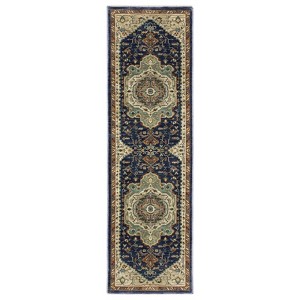 Oriental Weavers Francesca FR09F Blue/ Multi Indoor Area Rug - 2'3" x 7'6" - 1 of 4